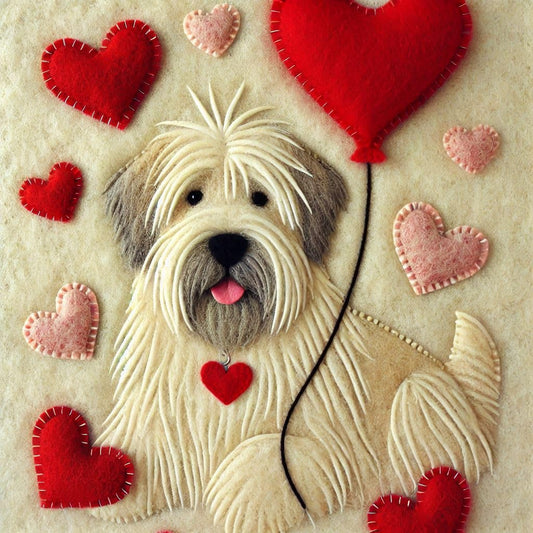 Wheaten Felt Card