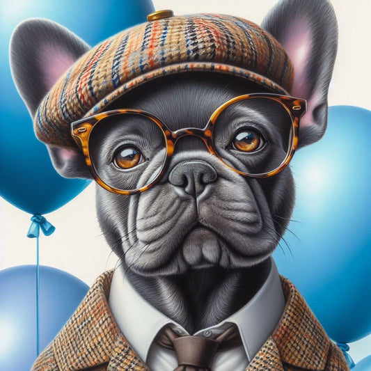 Frenchie Fathers Day Card
