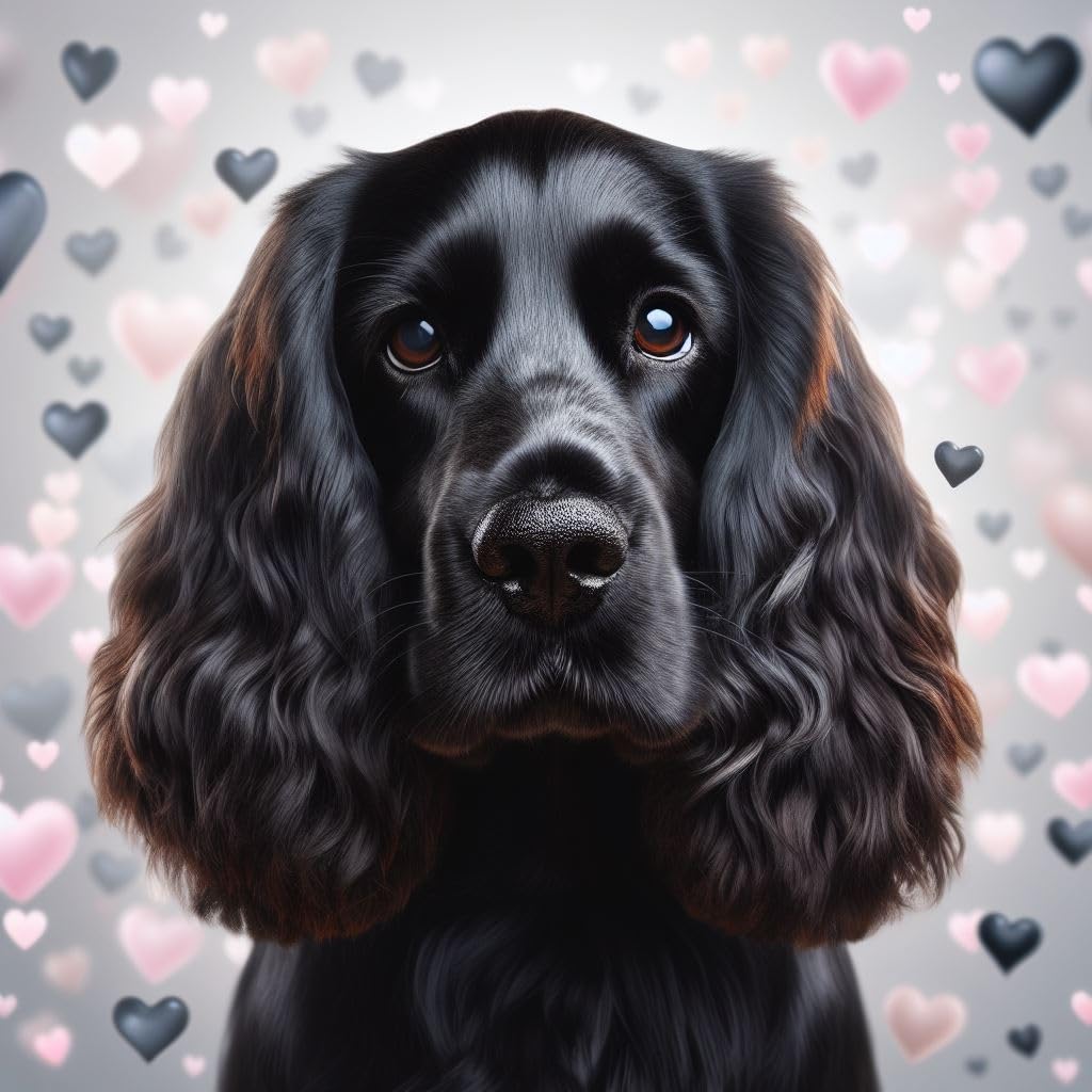 Black Cocker Greeting Card
