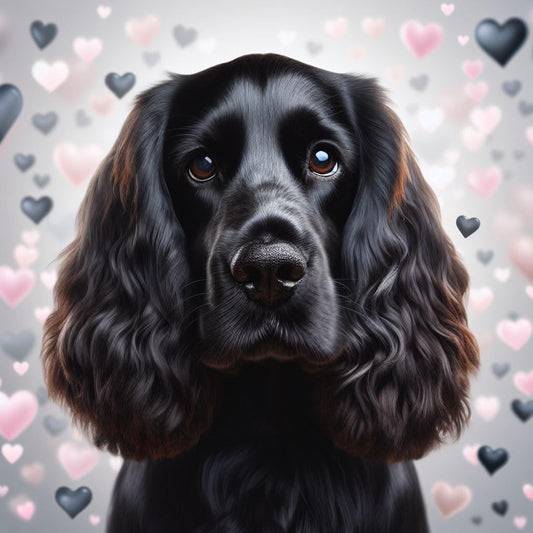Black Cocker Greeting Card